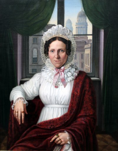 صورة للسيدة لويز ميلا بواسطة يوهان اردمان هاميل